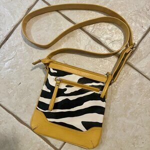 Zebra Crossbody purse.